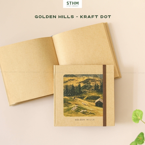 Sổ tay may chỉ bìa cứng Vintage Asthetic 14x14cm