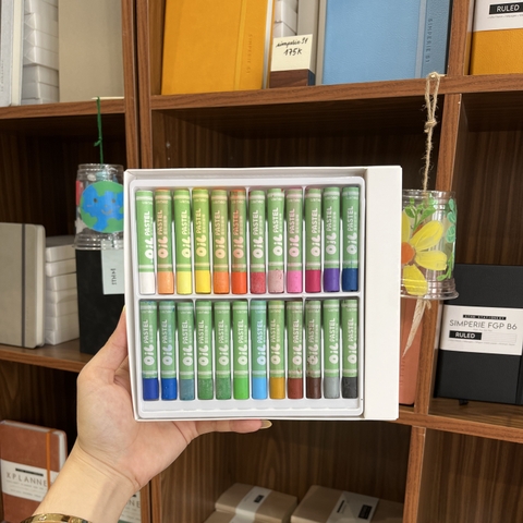 Bút sáp dầu DELI 24 màu