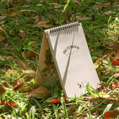 Sổ tay lò xo vẽ chì Dreamgarden Sketchbook Giấy kem 130gsm