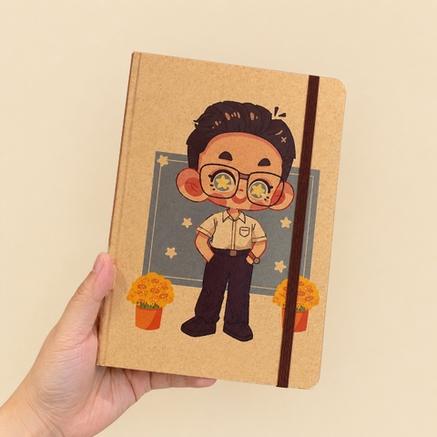 Sổ tay may chỉ in CHIBI bìa cứng TYC A5