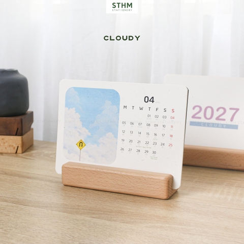Combo LBĐG Cloudy + đế gỗ