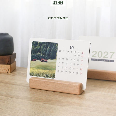 Combo LBĐG Cottage + đế gỗ