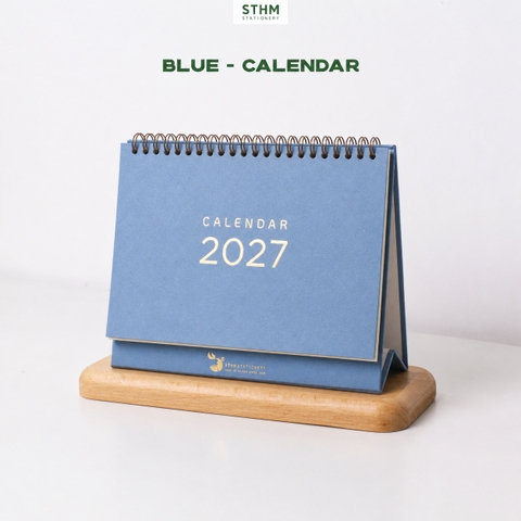 Lịch bàn lò xo 2027 - CALENDAR - Lịch âm dương có đánh dấu ngày lễ