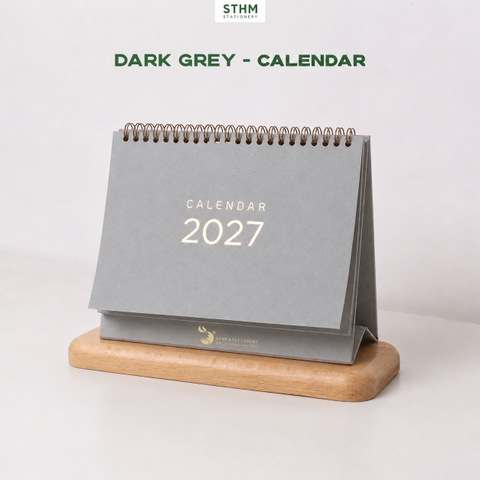 Lịch bàn lò xo 2027 - CALENDAR - Lịch âm dương có đánh dấu ngày lễ