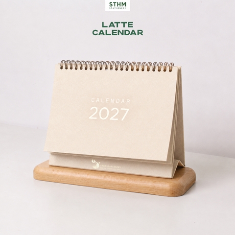 Lịch bàn lò xo 2027 - LỊCH Ô PLANNER - Lịch âm dương từng ô