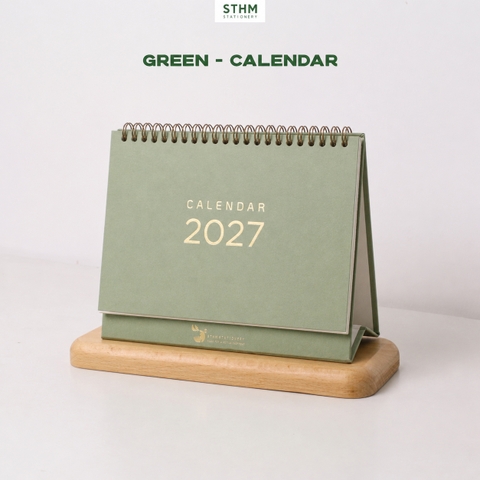 Lịch bàn lò xo 2027 - CALENDAR - Lịch âm dương có đánh dấu ngày lễ