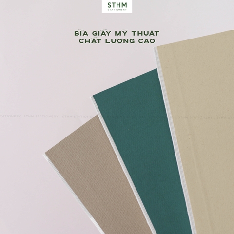 Sổ tay may chỉ giấy mỹ thuật Simperie Lite A5