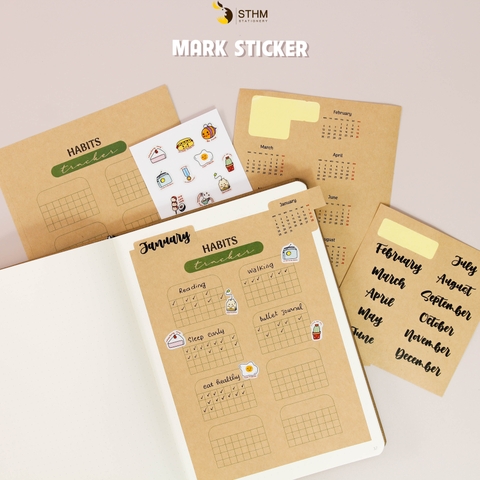 Giấy tự dính đánh dấu trang (mark sticker)