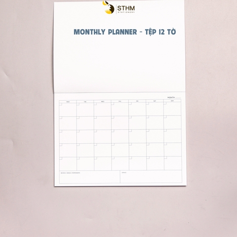 Tệp giấy kem 190gsm PLANNER A5