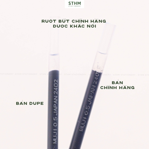 Bút gel MUJI bấm ngòi 0.5mm