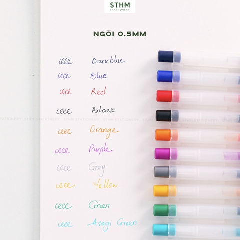 Bút gel MUJI bấm ngòi 0.5mm