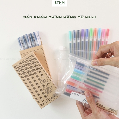 Bút gel MUJI nắp gài