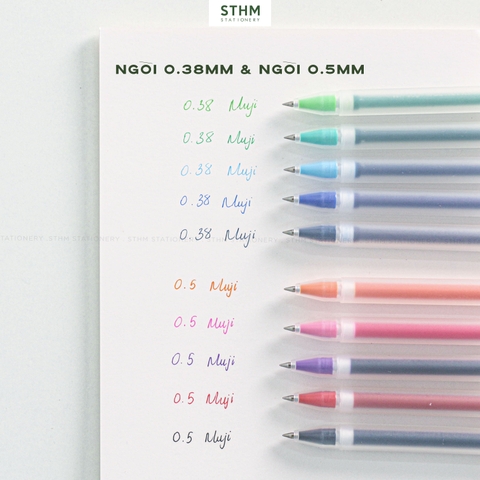 Bút gel MUJI nắp gài