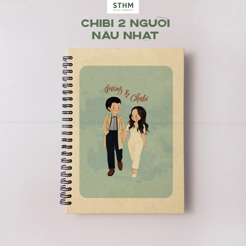 Sổ tay lò xo CHIBI in TYC A5