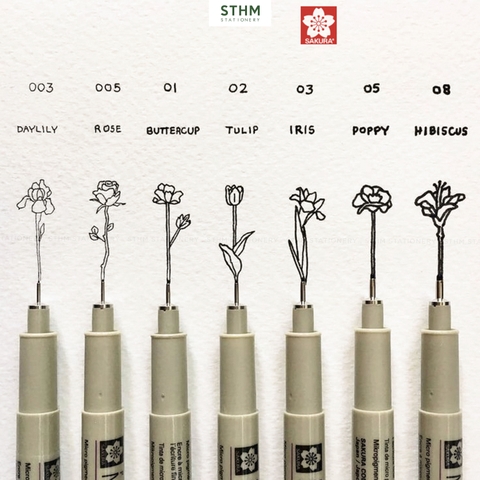 Bút đi nét SAKURA Pigma Micron