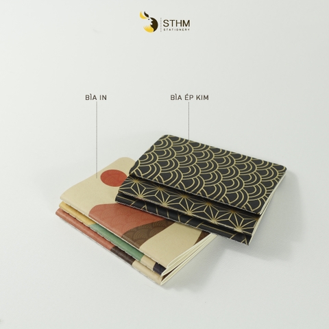 Sổ tay may chỉ giữa bìa mềm bỏ túi Pocket Notebook