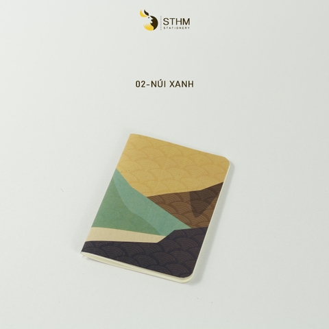 Sổ tay may chỉ giữa bìa mềm bỏ túi Pocket Notebook