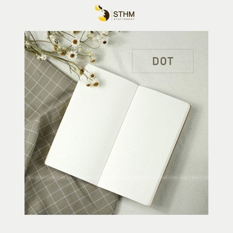 Sổ tay may chỉ giữa bìa mềm Refill Traveller