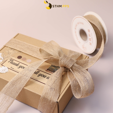 Ruy băng vải đay canvas cuộn 10m
