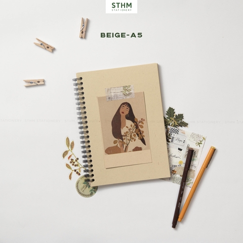 Sổ dán ảnh lò xo A5