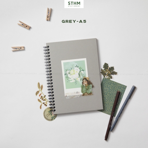 Sổ dán ảnh lò xo A5