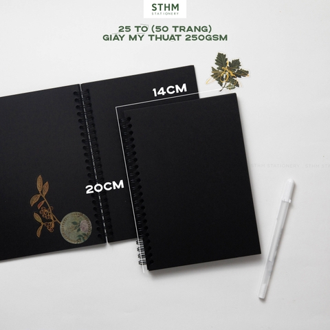 Sổ dán ảnh lò xo A5
