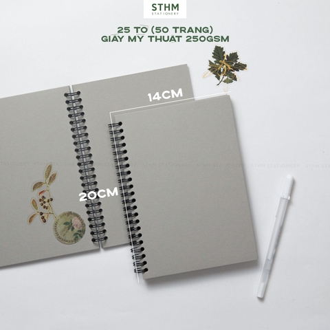 Sổ dán ảnh lò xo A5