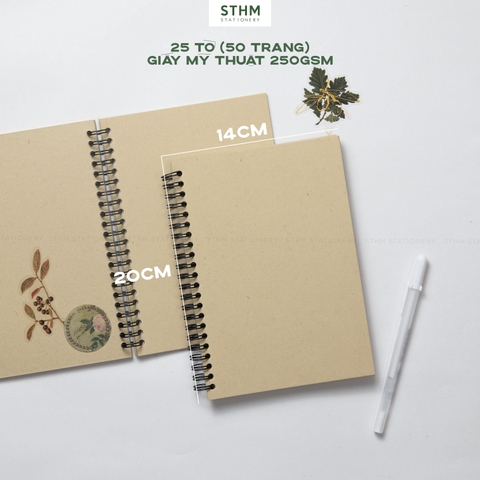 Sổ dán ảnh lò xo A5