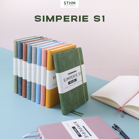 Sổ tay may chỉ bìa cứng PU Simperie S1 A5