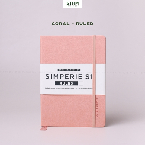 Sổ tay may chỉ bìa cứng PU Simperie S1 A5