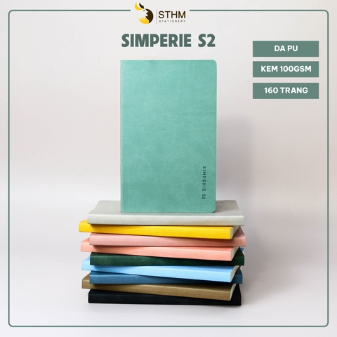 Sổ tay may chỉ bìa mềm PU Simperie S2 A5