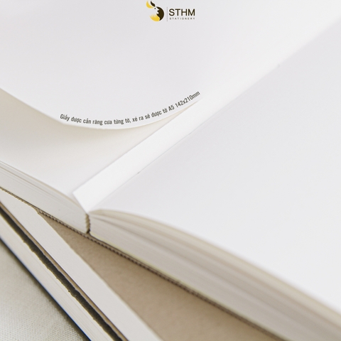 Sổ tay may chỉ bìa mềm mỹ thuật SKETCH giấy kem 130gsm A5