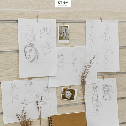 Sổ tay lò xo vẽ chì Sketchbook Basic