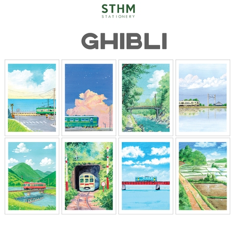 Giấy kem họa tiết (Giấy nền) trang trí A6 xấp 16 tờ