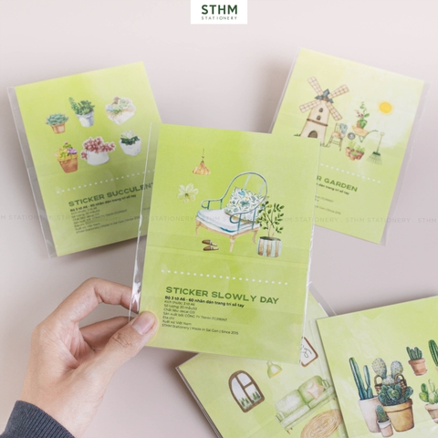 Giấy tự dính (sticker) A6 xấp 3 tờ
