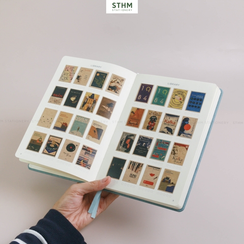 Giấy tự dính (sticker) tên sách theo yêu cầu A4 (32 cái nhãn)
