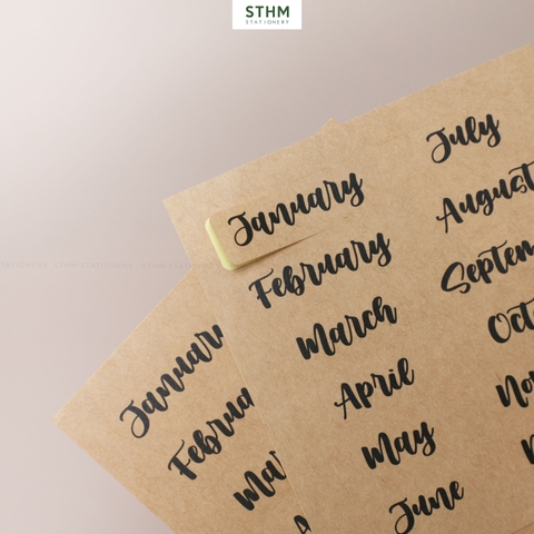 Giấy tự dính (sticker) in theo yêu cầu A4  (25 cái nhãn)