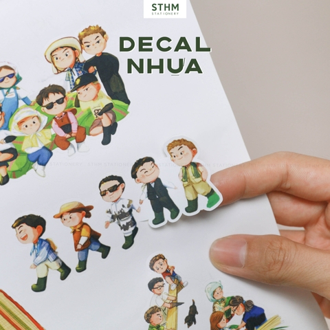 Giấy tự dính (sticker) in theo yêu cầu A4  (25 cái nhãn)
