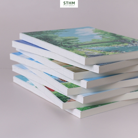 Tập may chỉ B5 giấy kem 80gsm 200trang