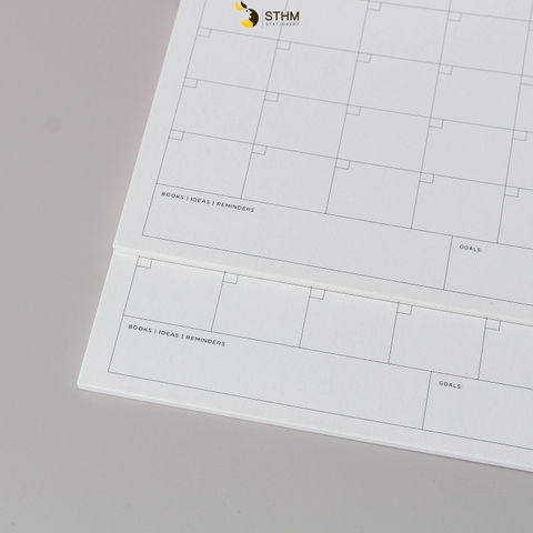 Tệp giấy kem 190gsm PLANNER A5