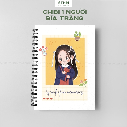 Sổ tay lò xo CHIBI in TYC A5