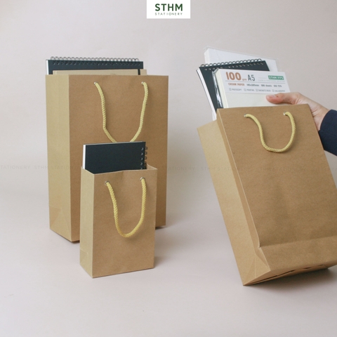 Túi giấy kraft 160gsm xấp 10 cái