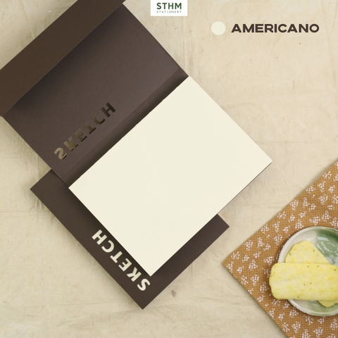Sổ tay may chỉ bìa mềm mỹ thuật SKETCH giấy kem 130gsm A5