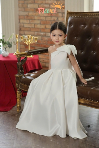 Calla Grace Dress - Đầm lệch vai dài
