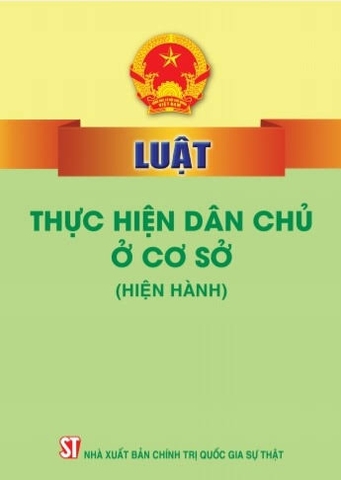 Luật thực hiện dân chủ ở cơ sở (hiện hành)