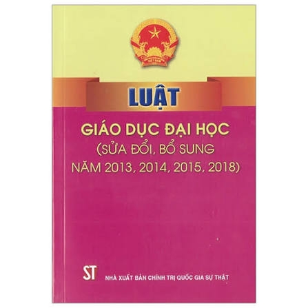 Luật giáo dục đại học (sửa đổi, bổ sung năm  2013, 2014, 2015, 2018)