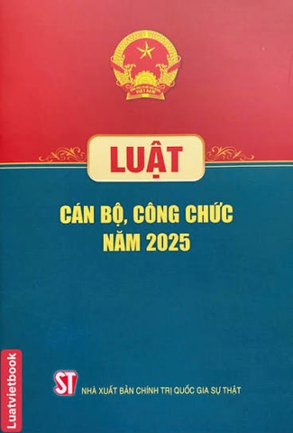Luật Cán bộ, công chức năm 2025