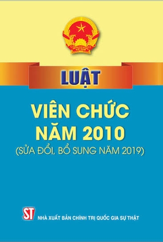 Luật viên chức năm 2010 (sửa đổi, bổ sung năm 2019)