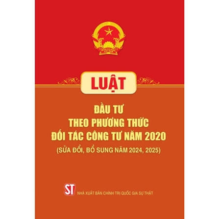 Luật Đầu tư theo phương thức đối tác công tư năm 2020 (sđ, bs năm 2024,2025)