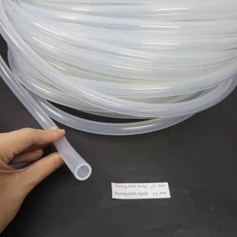 Ống Silicon Trong suốt trong suốt cấp thực phẩm, không mùi, chịu nhiệt 220 độ C